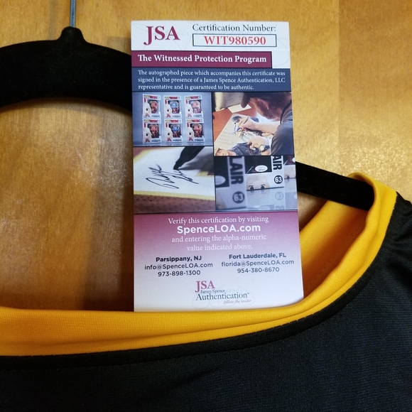 Glen Featherstone Autographed Boston Bruins Style Jersey - Picture 4 of 5